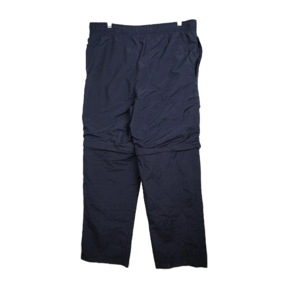 Starter Zip-Away Athletic Pants Men's‎ S Blue/Yellow Reversible Shorts